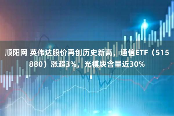 顺阳网 英伟达股价再创历史新高，通信ETF（515880）涨超3%，光模块含量近30%