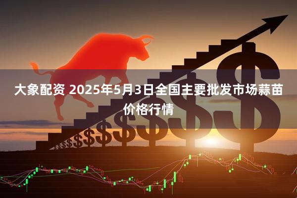 大象配资 2025年5月3日全国主要批发市场蒜苗价格行情